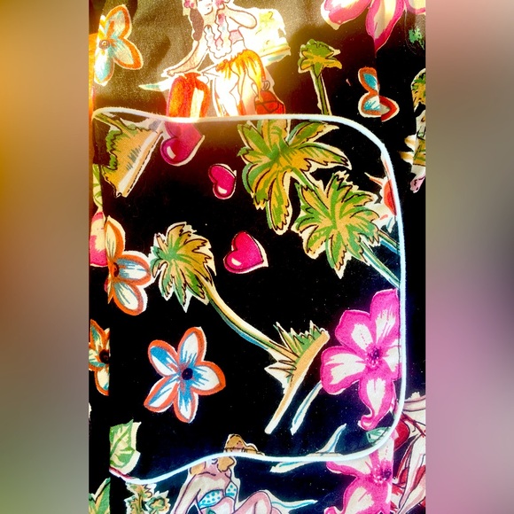 Hawaiian Retro Print Mini Skirt - Picture 5 of 8